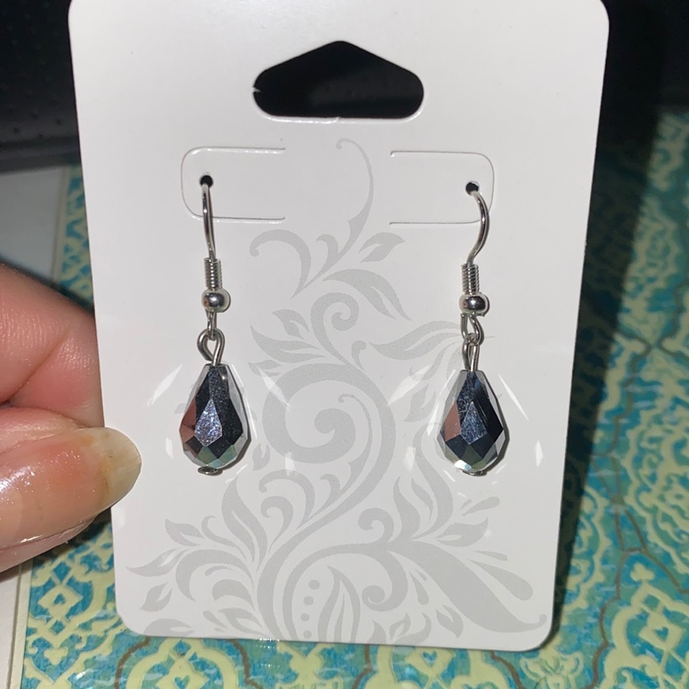 Pretty Titanium looking earrings​